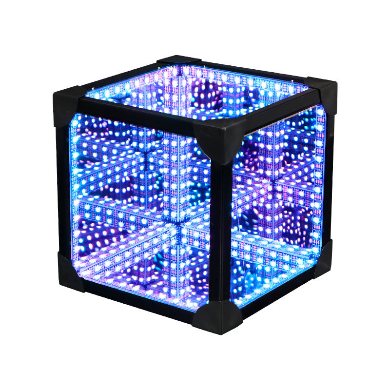 Million Mirrors 3D Gaming Aesthetic Lamp - Magic Cube Gaming Room Decorative Ambient LED Lights