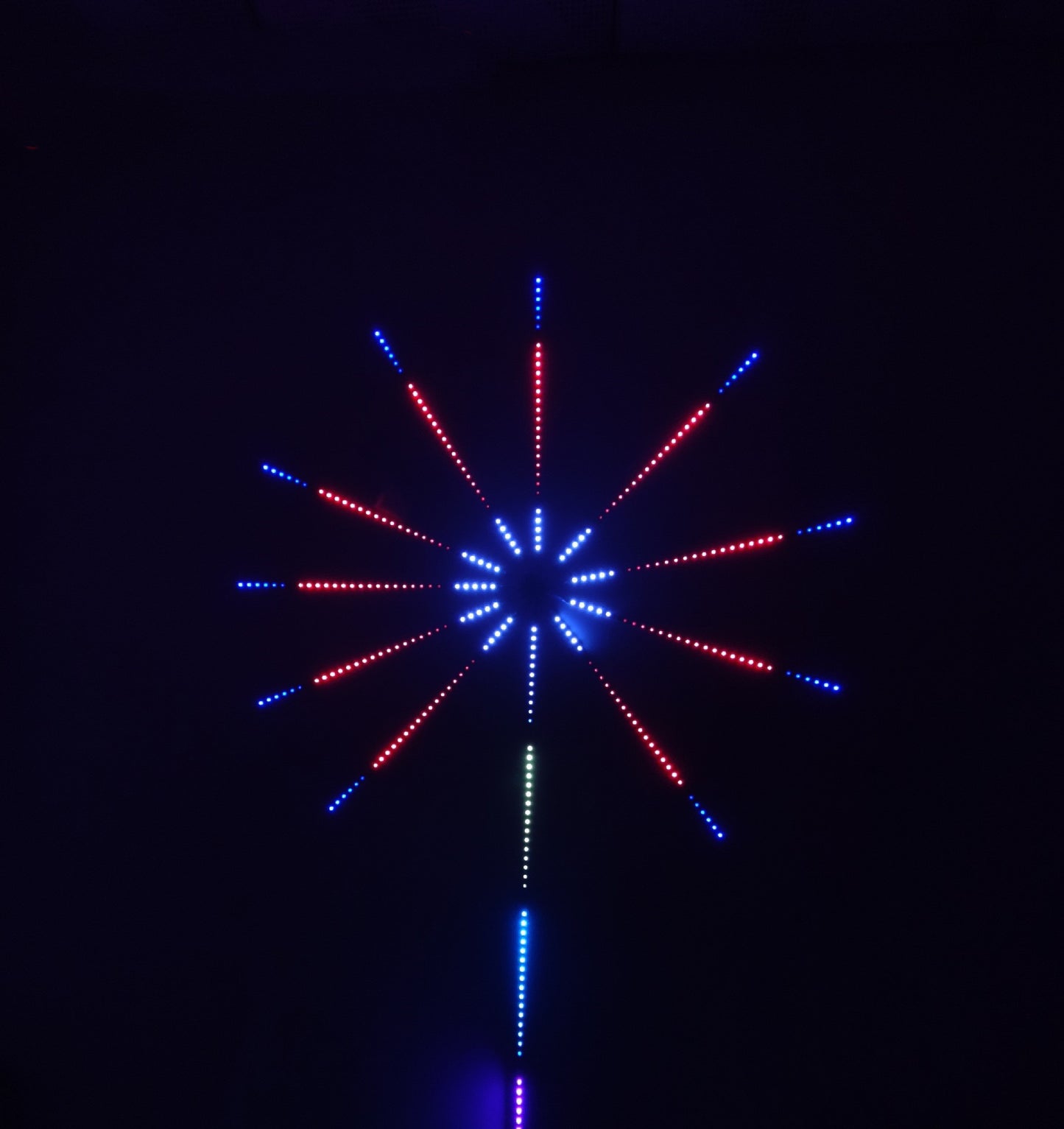 LED Firework Wall Lights